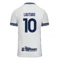 Camiseta Inter Milan Lautaro Martinez #10 Segunda Equipación Replica 2024-25 mangas cortas